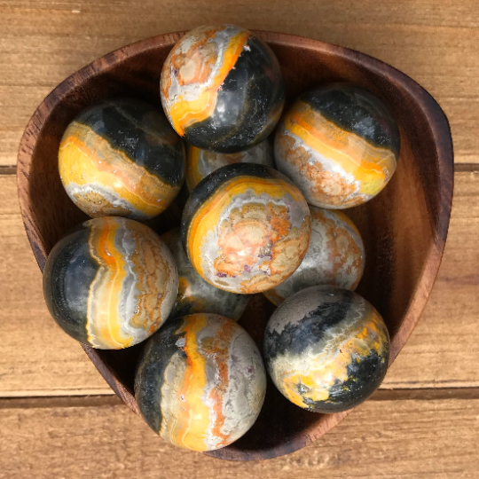 Bumblebee Stone Sphere for Manifestation and Stepping into Your Power ...